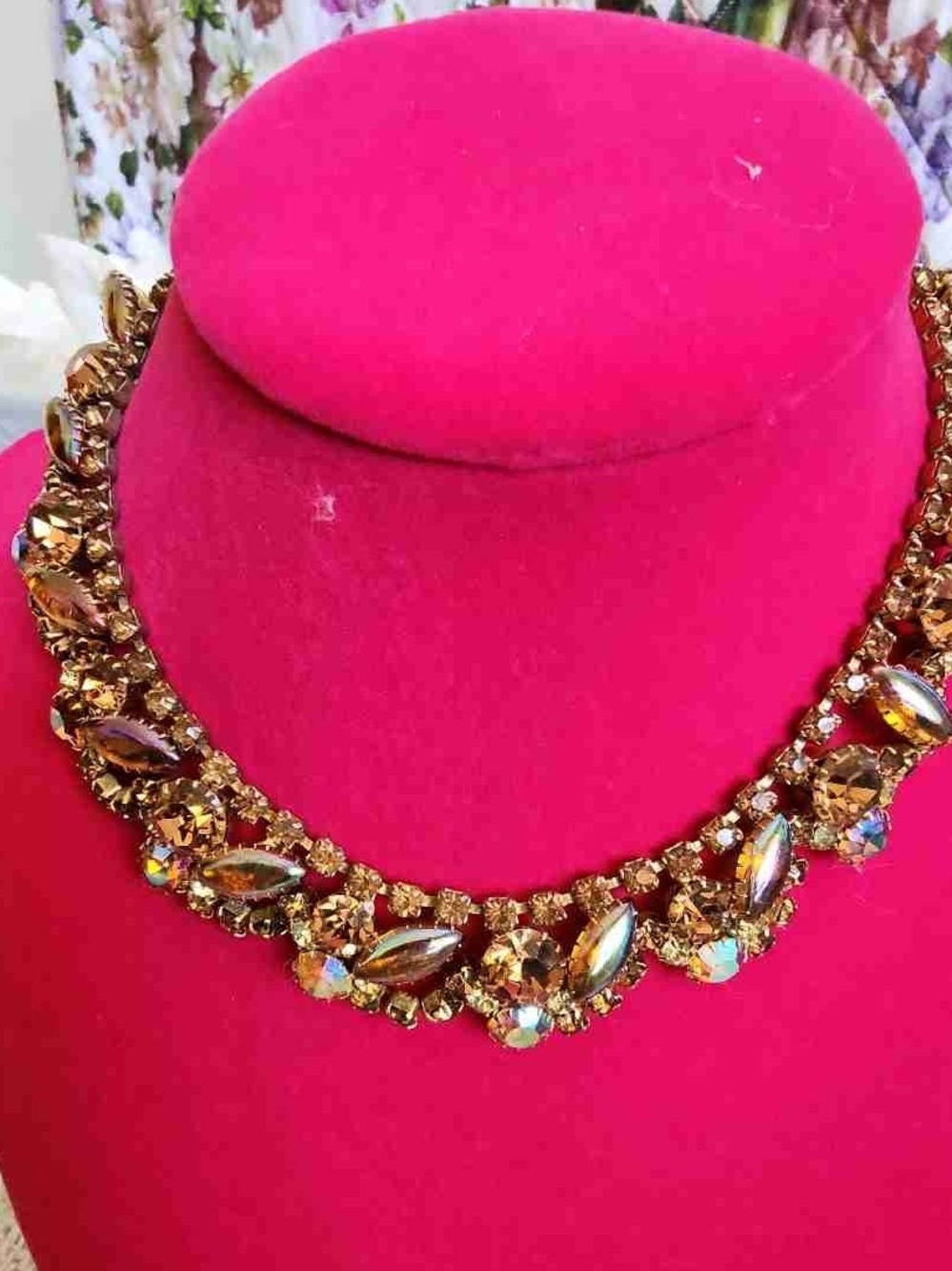 JULIANA AUTUMN VINTAGE NECKLACE EARRINGS